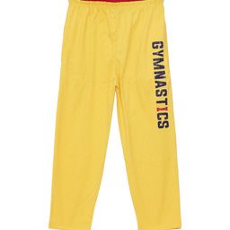 Fashionable Boys Yellow Printed Pure Cotton Track Pants-image-76