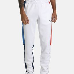 PUMA Motorsport Men White Colour-blocked Polyester BMW M Motorsport Mt7 Slim Track Pants-image-74