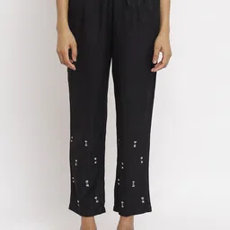 W The Folksong Collection Women Black Trousers-image-92