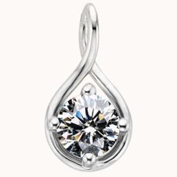 HighSpark 925 Sterling Silver Cubic Zirconia Quirky Pendant-34