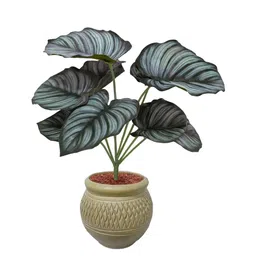 Garden Deco Green & White Dual Shade Artificial Plant-image-86