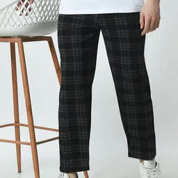 BAESD Men 2Pc Checked Track Pants image 4