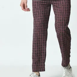 BAESD Pack Of 2 Checked Regular Fit Track Pants image 5