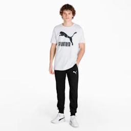 puma Logo Men's Regular Fit Knitted Sweat Pants-picture-2