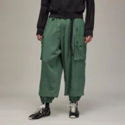 Y-3 Washed Twill Cargo Pants-image-62