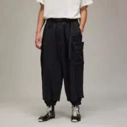 Y-3 Washed Twill Cargo Pants-image-88