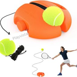 Tennis Trainer Rebound Ball with 1 String Balls For Cricket (Multicolor) Tennis Kit-image-30