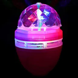 wundervox IVI -211-QA-Colored LED Rotating Bulb Disco Ball Set image 3