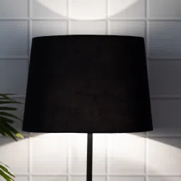 pinecraft international Drum Shape Lamp Shade For Table Lamp and Floor Lamp 14 inch Fabric Shade Table Lamps Lamp Shade image 3