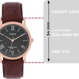 timex Black-Dial Analog Watch - For Men TW000R433 image 4