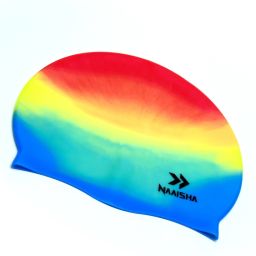 Premium Silicone Plain, Men, Women, easy fit, Waterproof,Perfect for Long Hair Swimming Cap-image-58