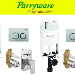 Half Frame Concealed Cistern, with divater body upper Euclid set of 2 pic 112 Dual Flush Tank-image-21
