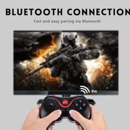 Lipzie X3 Bluetooth Wireless Gamepad Controller for Comfortable Gaming ExperienceGamepad image 3