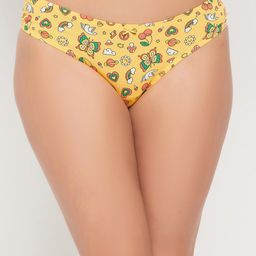 Clovia Conversational Printed Low-Rise Pure Cotton Thongs-picture-57