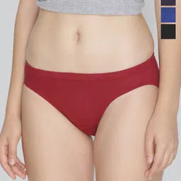LYRA Pack of 4 Assorted Anti-Odour Mid-Rise Bikini Briefs-image-93