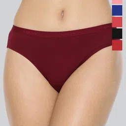 LYRA Pack of 8 Assorted Anti-Odour Mid-Rise Bikini Briefs-8