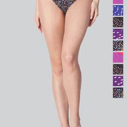 LYRA Pack Of 10 Assorted Printed Bikini Briefs-image-24