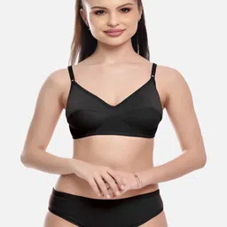 FIMS Black Solid Lingerie Set-picture-32
