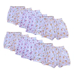 BAESD Infants Pack Of 12 Printed Pure Cotton Basic Briefs-25
