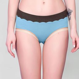 Spiaty Mid-Rise Seamless Hipster Briefs-image-92