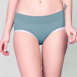Spiaty Mid-Rise Seamless Hipster Briefs-image-95