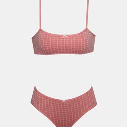 Dazzle Girls Printed Bra Panty Set-image-21