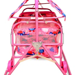 BABY CRIB CRADLE , SWING BUGGI WITH MOSQUITOE NET-image-83