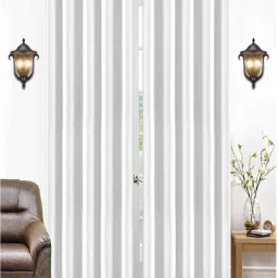 153 cm (5 ft) Polyester Semi Transparent Window Curtain (Pack Of 2)-image-46