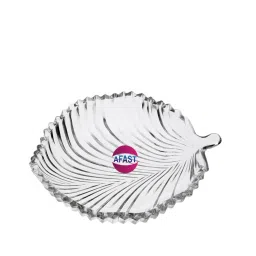 AFAST Combo Of 2 Beer Glass And 1 Snack Plate, Transparent, Glass, Pack Of 3 -A17 Glass Tray Set-picture-13