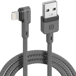 Portronics Lightning Cable 3 A 2 m Konnect L 8 Pin Nylon Braided Cable-18