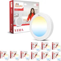 15W Vega 3-in-1 Round LED Panel Color Changing Surface Light(CW/WW/NW,Pack of 10 Ceiling Light Ceiling Lamp-picture-15