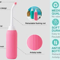 Portable bidet, Jet Spray for Toilet | Retractable, 2 angled Nozzles M247 Manual Bidets-image-95
