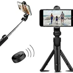 Clairbell JAW60_AN135- Flash Light Tripod with Detachable Remote Bluetooth Selfie Stick Bluetooth Selfie Stick-image-80