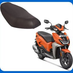 Cover-[ Hero Hero XOOM ] XD-0098 Black Single Bike Seat Cover For Hero NA-image-88