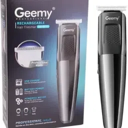 Geemy GM-6633 Professional Rechargeable Hair Trimmer Trimmer 50 min Runtime 4 Length Settings-image-15