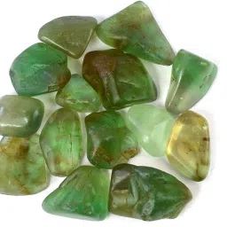 Natural Green Flourite Tumble Stone. Charged By Reiki Grandmaster & Vastu Expert(25-50 GM Approx) Polished Asymmetrical Crystal Stone-image-60