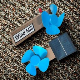 School Kids 6V Combo Kit Solar Panel Wind Mill Science Project Physics Model Toy-image-125