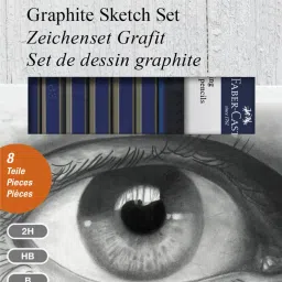 Gold Faber Sketch Set Pencil-10