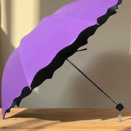 Travel Compact Magic Umbrella 3 Fold Umbrella for Girls, Women_9011 Umbrella-image-80