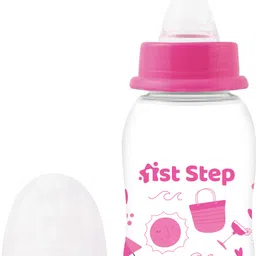 1st step BPA Free Baby Feeding Bottle with Anti-Colic Nipple for Infants - 125 ml-picture-38