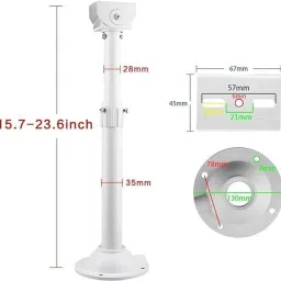 J.K. VISION adjustable Extension Arm Soft Top Camera Mount Security Camera image 5