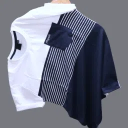 Men Printed Round Neck Pure Cotton Multicolor T-Shirt-image-115