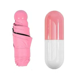 Waterproof Ultra UV Light Protective Compact and Small Umbrella Capsule Case Umbrella-picture-13