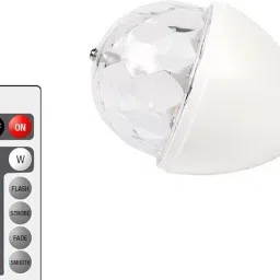 360 Rotating LED Party Light with Remote Control Single Disco Ball-11