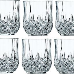 (Pack of 6) 1 350ml diamond glass 6 Glass Set Whisky Glass-image-55