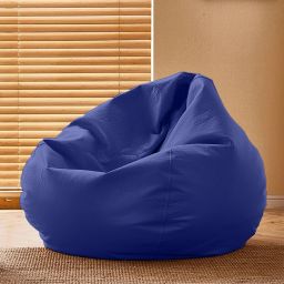 XXXL CloudBean Bean Bag Sofa , Blue Teardrop Bean BagWith Bean Filling-34