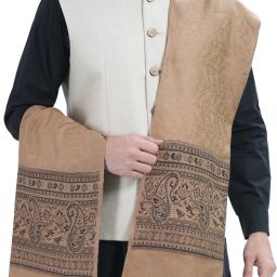 manra Wool Printed Men Shawl-image-23