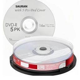 Sauran DVD Recordable Pack of 15 Blank Digital Versatile Disc With Cover DVD 4.7 GB-18