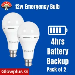 12W Emergency Bulbs for Rooms – Set of 2 3 hrs Bulb Emergency Light-35