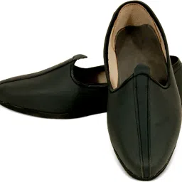 Men Genuine Leather Punjabi Rajasthani Jalsa Jutti Handmade Leather Ethnic Jutti Slip On For Men-image-30
